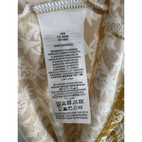 Boden Sz 8 Lola Mini Dress Faux Wrap Casual Brimstone Yellow - Picture 5 of 7